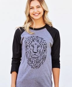 Hope Outfitters WOMEN'S Lion Baseball Tee