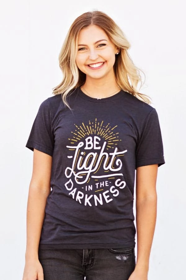 Hope Outfitters WOMEN'S Be Light Tee 3 Hope Outfitters WOMEN'S Be Light Tee