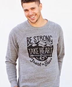 Hope Outfitters Be Strong Crewneck Sweatshirt