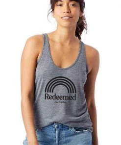 Hope Outfitters WOMEN'S Womens Rainbow Redeemed Jersey Tank