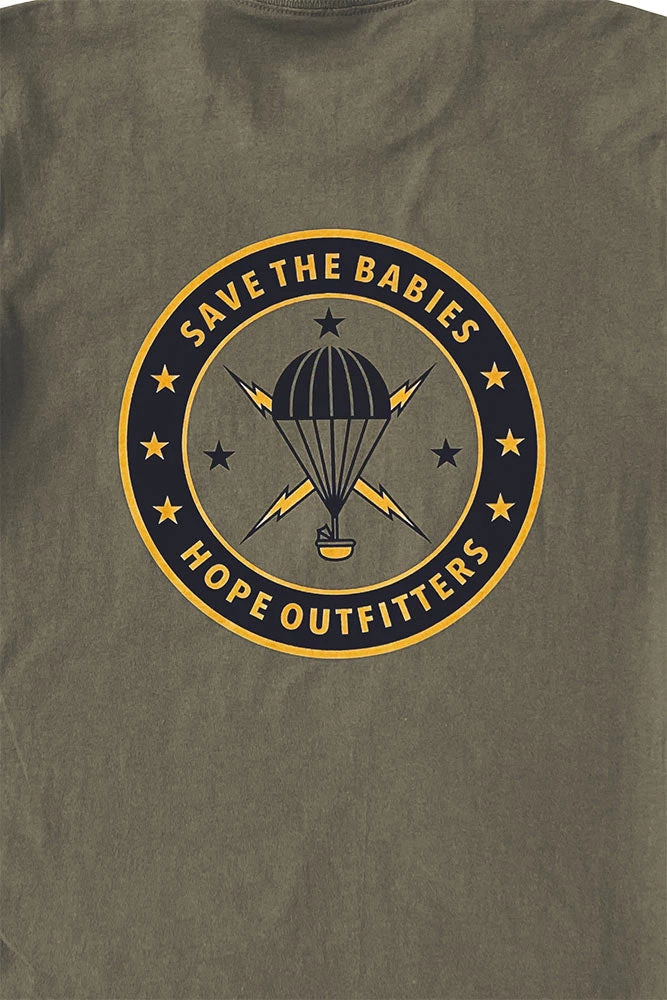 Hope Outfitters WOMEN'S Save The Babies Parachute Tee 4 Hope Outfitters WOMEN'S Save The Babies Parachute Tee