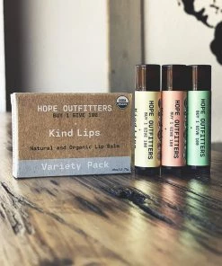 Hope Outfitters 3-Pack Variety Organic Lip Balm