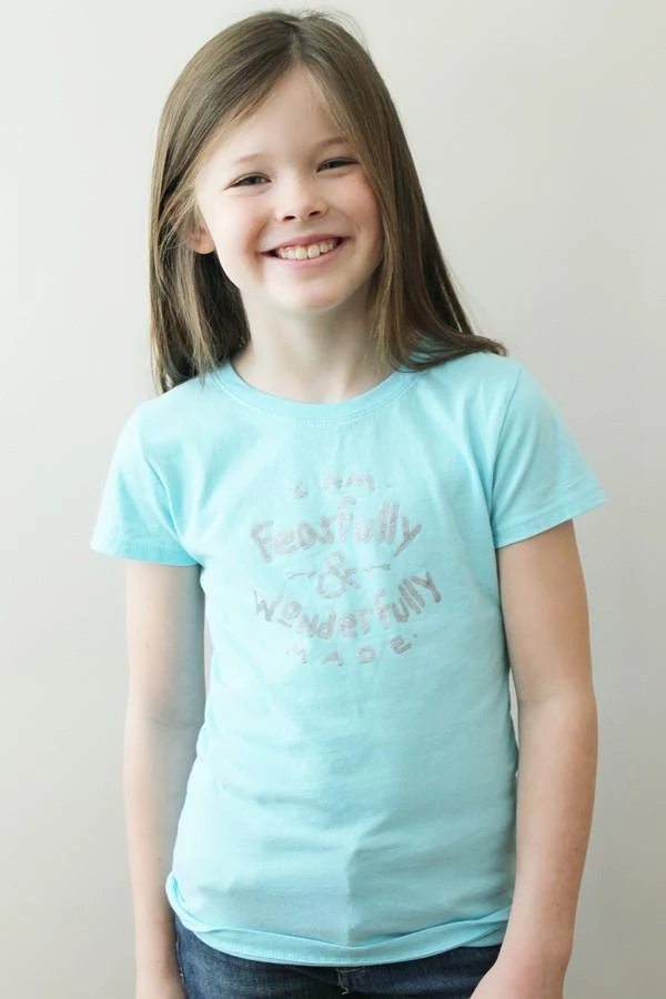 Americana Sportswear Wonderfully Made Tee Youth Tee KIDS 3 Americana Sportswear Wonderfully Made Tee Youth Tee KIDS