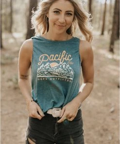 Hope Outfitters Womens Hope PNW Flowy Muscle Tank