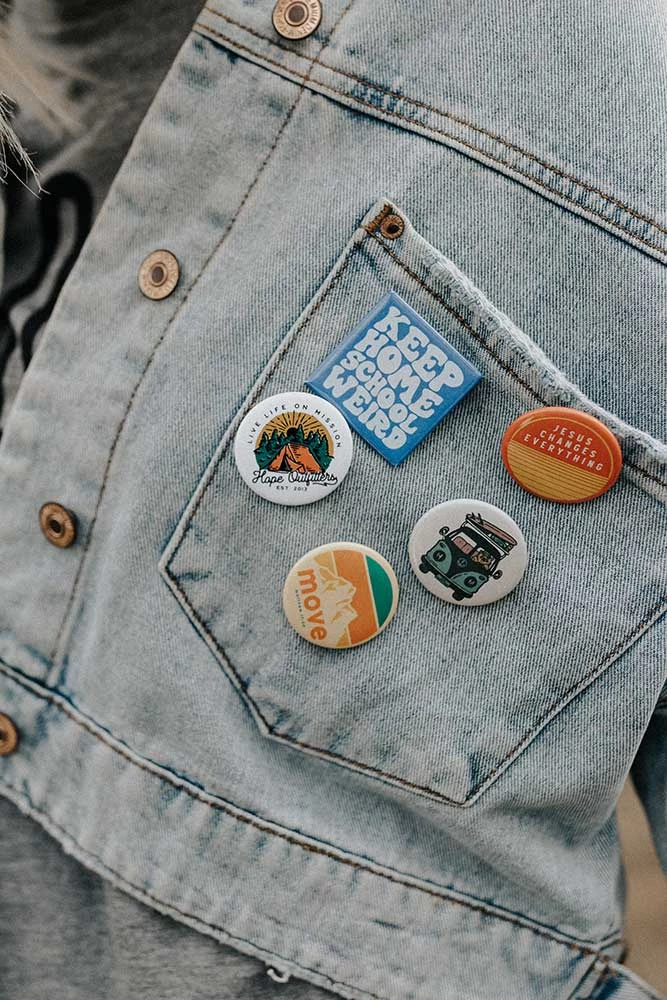 Hopeoutfitters Buttons Jesus Is Always Faithful Button