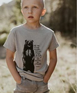 Hope Outfitters Youth Be Brave Bear Tee
