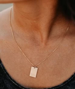 Hope Outfitters Dearly Loved Rectangle Necklace 8 Hope Outfitters Dearly Loved Rectangle Necklace