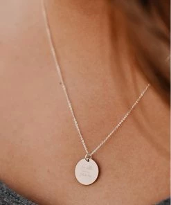 Hope Outfitters Faith Over Fear Disc Necklace WOMEN'S 7 Hope Outfitters Faith Over Fear Disc Necklace WOMEN'S