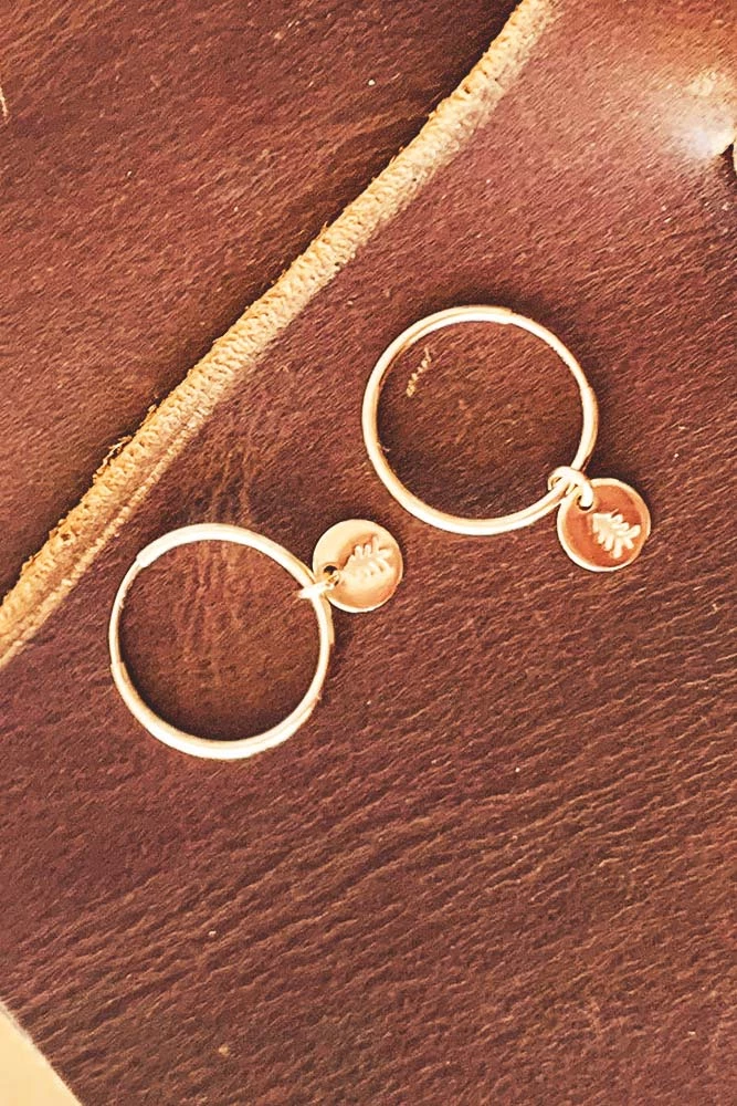 Hope Outfitters WOMEN'S Handmade Hoop Tree Earrings 2 Hope Outfitters WOMEN'S Handmade Hoop Tree Earrings