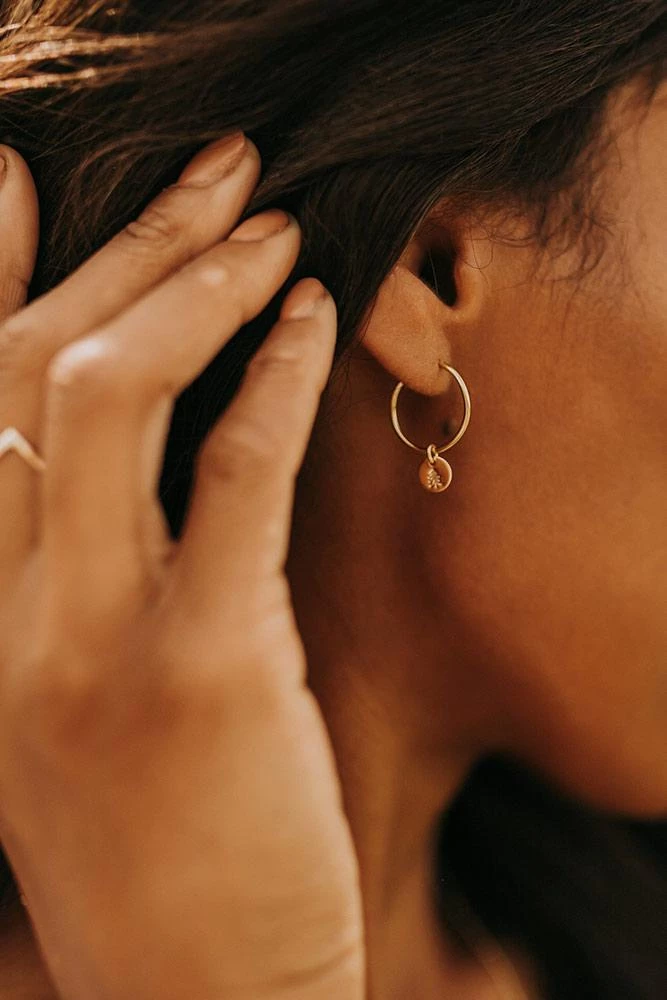 Hope Outfitters WOMEN'S Handmade Hoop Tree Earrings 3 Hope Outfitters WOMEN'S Handmade Hoop Tree Earrings