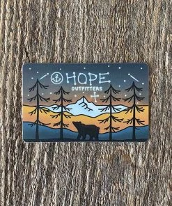 Hope Outfitters Pacific Northwest Physical Gift Card - Night Sky