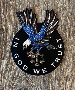 Hopeoutfitters Stickers Eagle In God We Trust Sticker