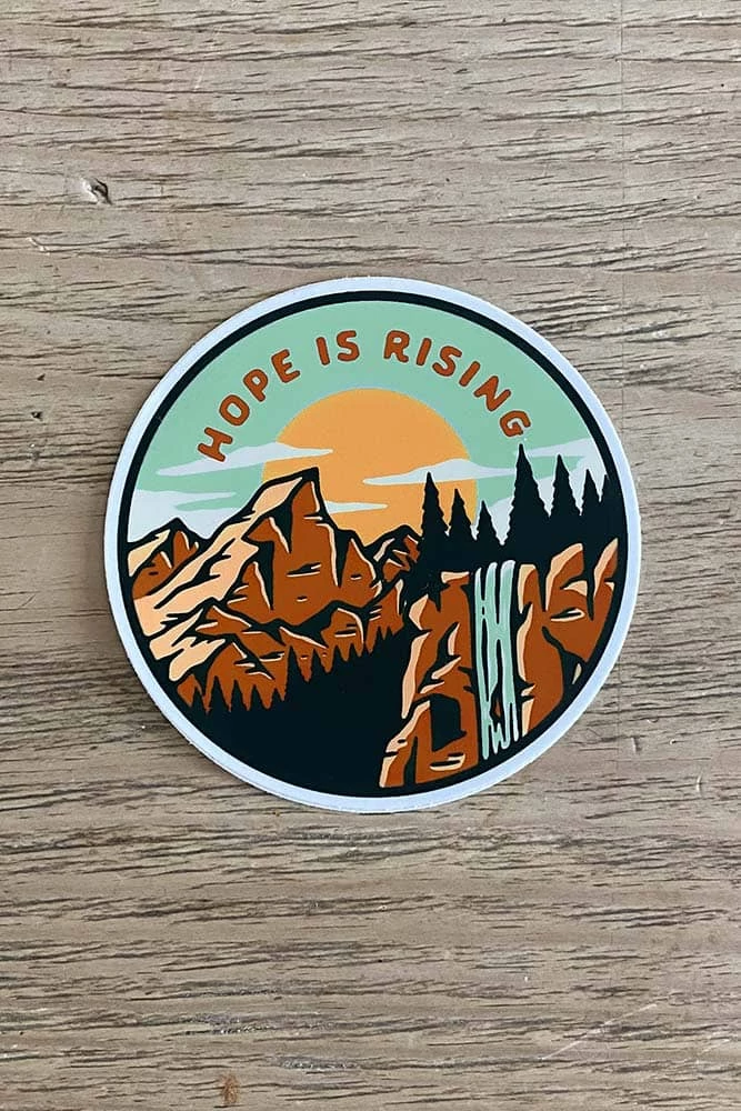 Hopeoutfitters Hope Is Rising Sticker Stickers 1 Hopeoutfitters Hope Is Rising Sticker Stickers