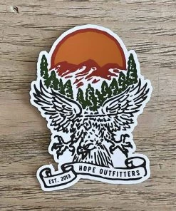Hopeoutfitters Hope Outfitters Eagle Sunrise Sticker Stickers