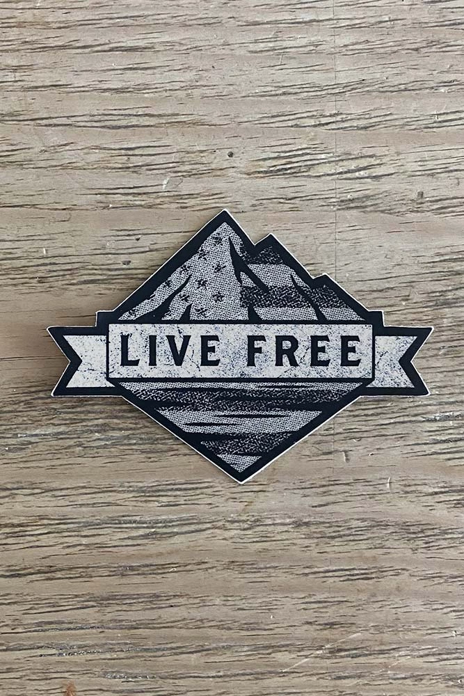 Hopeoutfitters Stickers Live Free Sticker 1 Hopeoutfitters Stickers Live Free Sticker