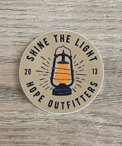 Hopeoutfitters Shine The Light Sticker Stickers