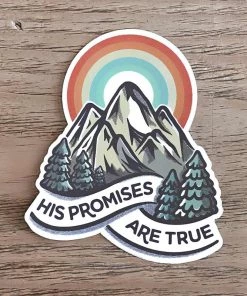 Hopeoutfitters His Promises Are True Sticker