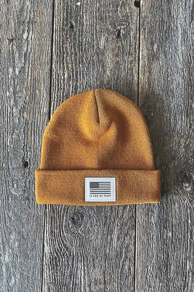 Captuer Kids God We Trust Beanie 1 Captuer Kids God We Trust Beanie