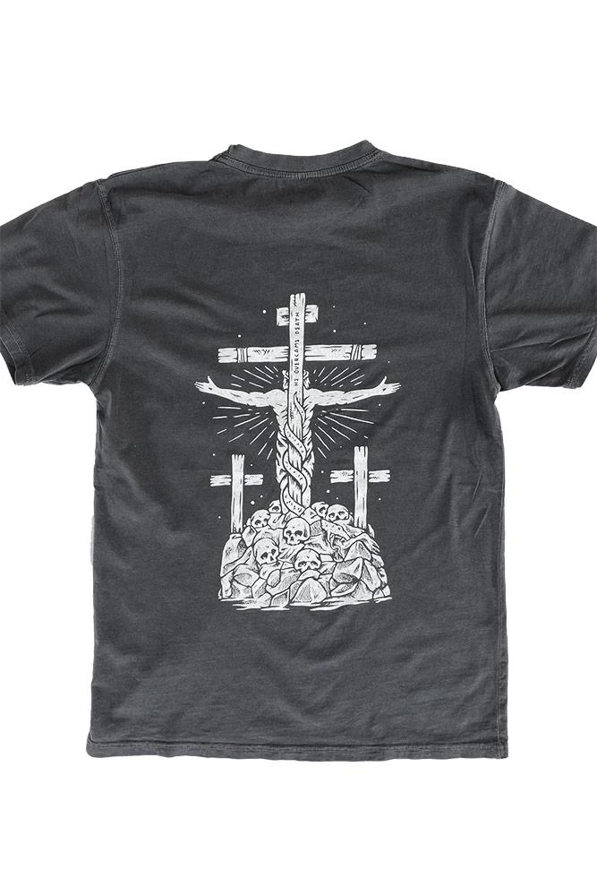 Hope Outfitters WOMEN'S He Overcame Death Tee 1 Hope Outfitters WOMEN'S He Overcame Death Tee