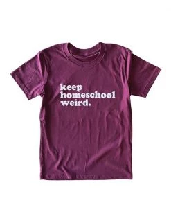 Hope Outfitters KIDS Youth Keep Homeschool Weird Tee