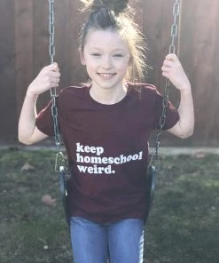 Hope Outfitters KIDS Youth Keep Homeschool Weird Tee