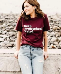 Hope Outfitters Keep Homeschool Weird Tee WOMEN'S
