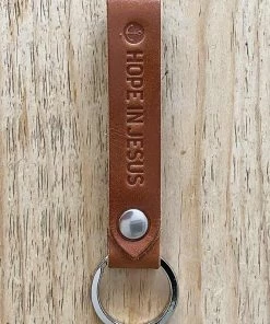 Hope Outfitters WOMEN'S Hope In Jesus Leather Keychain