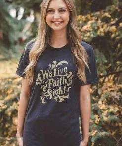 Hope Outfitters We Live By Faith Tee