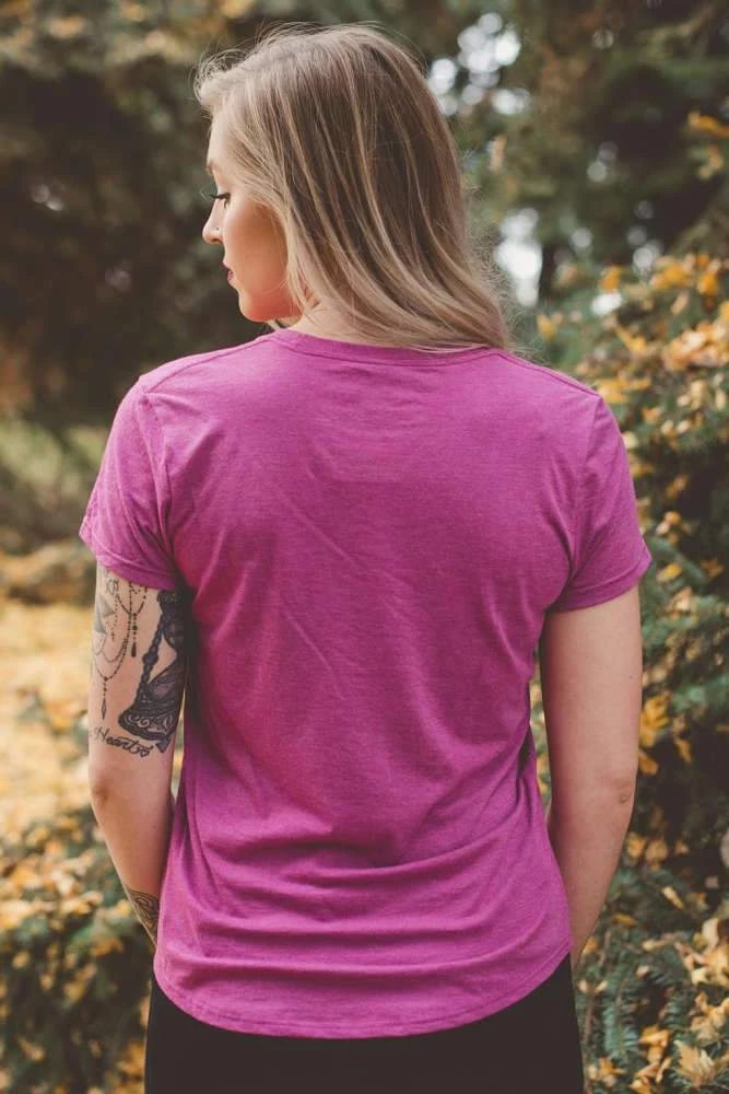 Hope Outfitters WOMEN'S Womens Jesus Changes Everything Raspberry Scoop Tee 3 Hope Outfitters WOMEN'S Womens Jesus Changes Everything Raspberry Scoop Tee