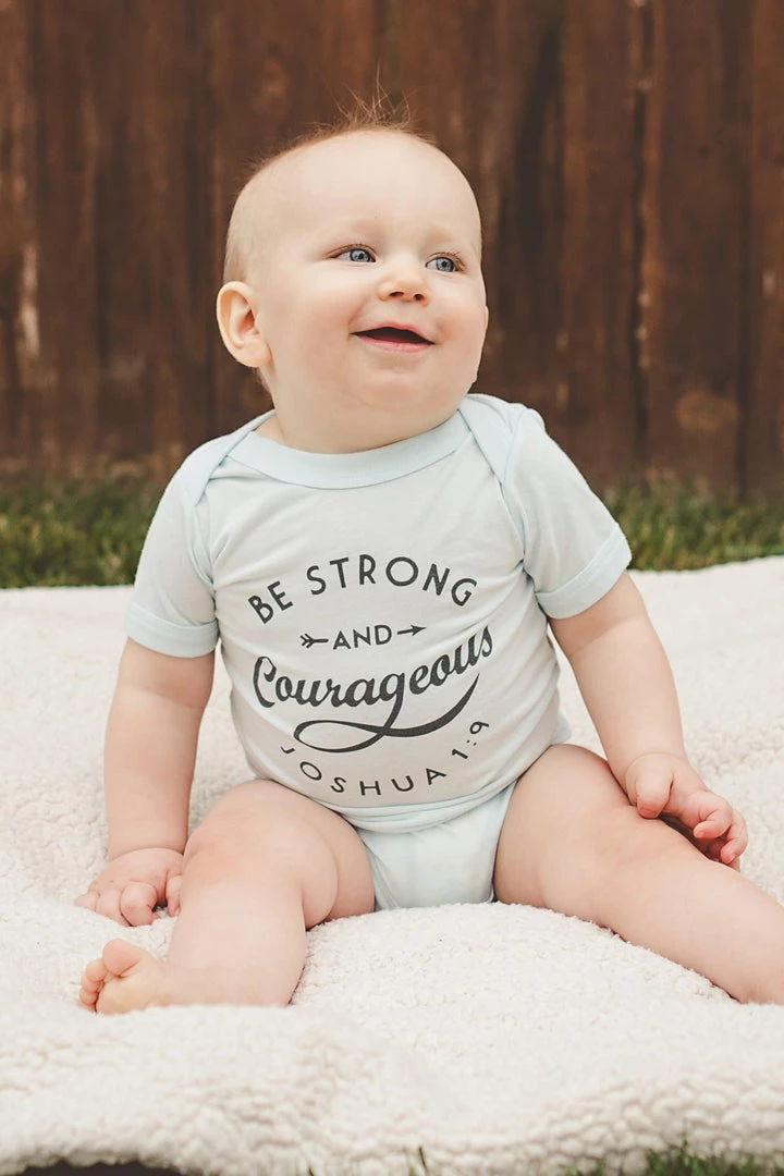 Hope Outfitters Be Strong Onesie 1 Hope Outfitters Be Strong Onesie