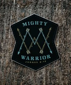 Hopeoutfitters Mighty Warrior Sticker Stickers