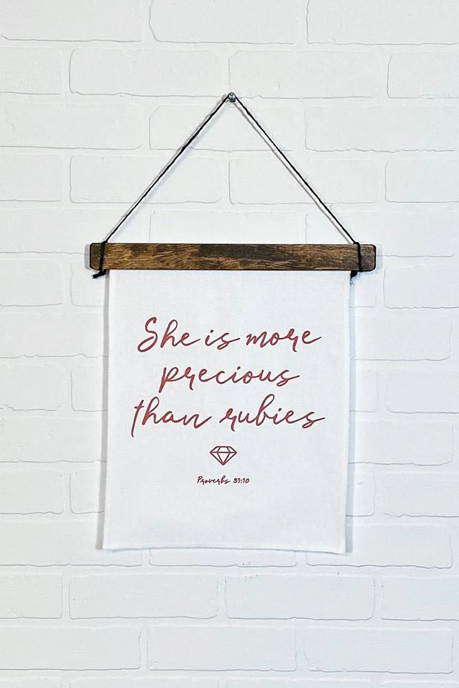 Hopeoutfitters More Precious Canvas Wall Banner 1 Hopeoutfitters More Precious Canvas Wall Banner