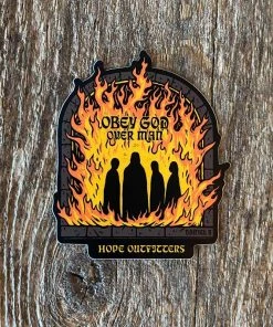 Hopeoutfitters Obey God Over Man Sticker Stickers