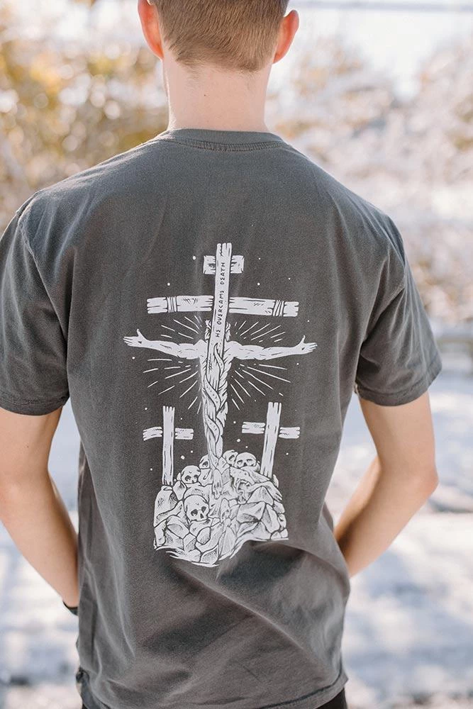 Hope Outfitters WOMEN'S He Overcame Death Tee 5 Hope Outfitters WOMEN'S He Overcame Death Tee