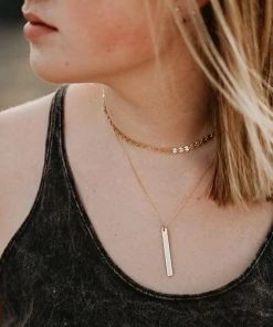 Hope Outfitters WOMEN'S Mini Disc Choker Necklace