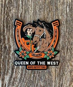 Hopeoutfitters Queen Of The West Sticker Stickers