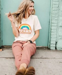 Hope Outfitters Vintage Rainbow Tee WOMEN'S 9 Hope Outfitters Vintage Rainbow Tee WOMEN'S