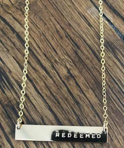 Hope Outfitters Redeemed Horizontal Bar Necklace WOMEN'S