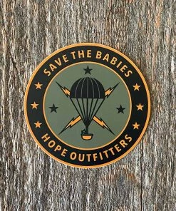 Hopeoutfitters Green Save The Babies Sticker