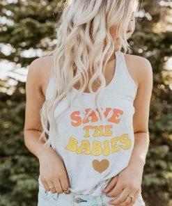 Hope Outfitters Womens Save The Babies Jersey Tank WOMEN'S