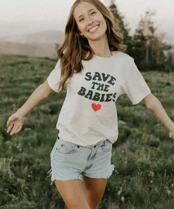 Hope Outfitters Natural Save The Babies Tee
