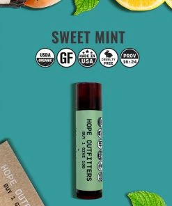 Hope Outfitters Organic Sweet Mint Lip Balm Organic Lip Balm