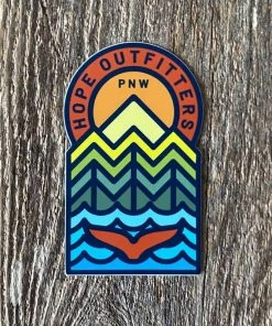 Hopeoutfitters PNW Sea To Summit Sticker Stickers