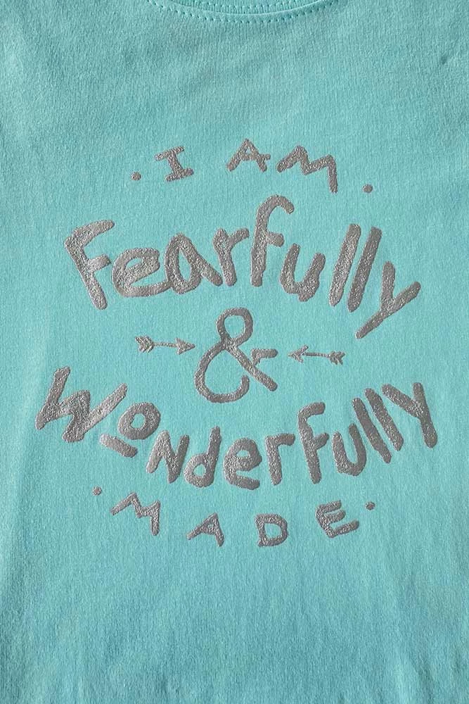 Americana Sportswear Wonderfully Made Tee Youth Tee KIDS 5 Americana Sportswear Wonderfully Made Tee Youth Tee KIDS