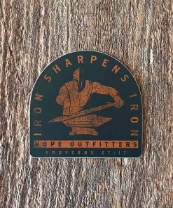 Hopeoutfitters Stickers Iron Sharpens Iron Sticker