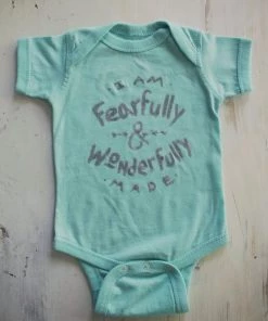 Alpha Broder Wonderfully Made Infant Onesie KIDS